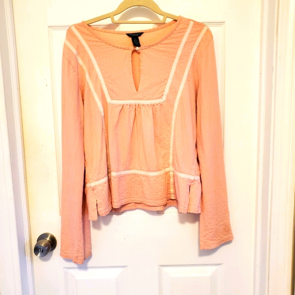 Long sleeve pink top